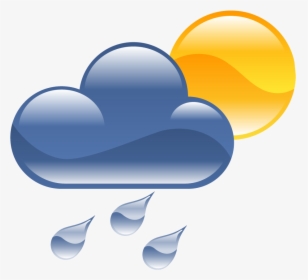 Rain Clipart Sun, HD Png Download, Transparent PNG