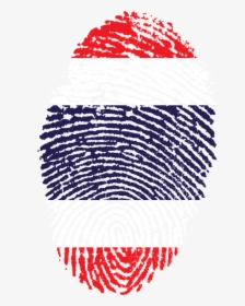 Thailand, Flag, Fingerprint, Country, Pride, Identity, HD Png Download, Transparent PNG