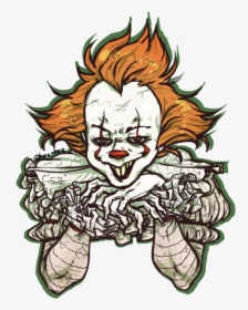 How To Draw Pennywise Deadlights The Clown 2017 Easy, HD Png Download, Transparent PNG