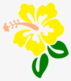 Hibiscus Yellow Clip Art, HD Png Download, Transparent PNG
