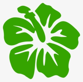Hibiscus Clipart Green, HD Png Download, Transparent PNG