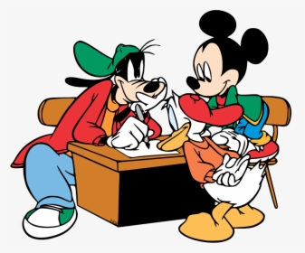 Mickey Mouse School Clipart , Transparent Cartoons, HD Png Download, Transparent PNG