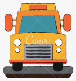 School Bus Clipart Front View, HD Png Download, Transparent PNG