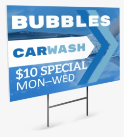 Car Wash Yard Sign Template Preview, HD Png Download, Transparent PNG