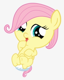 Fluttershying The Baby Vector, HD Png Download, Transparent PNG