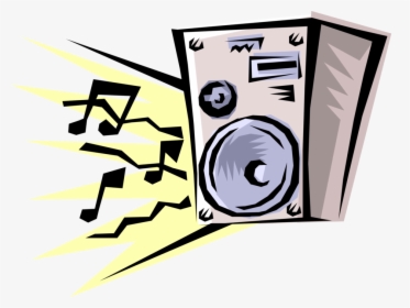 Vector Illustration Of Audio Entertainment Stereo Music, HD Png Download, Transparent PNG