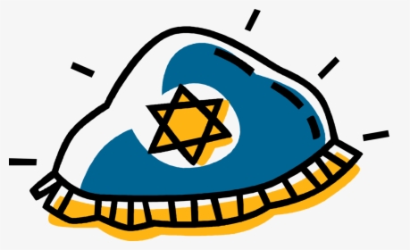Vector Illustration Of Jewish Kippah Kip Yarmulke Cap, HD Png Download, Transparent PNG