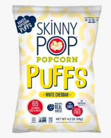 Skinnypop White Cheddar Popcorn Puffs, HD Png Download, Transparent PNG