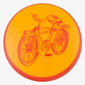 Bicycle In Red And Yellow Art Button Museum, HD Png Download, Transparent PNG