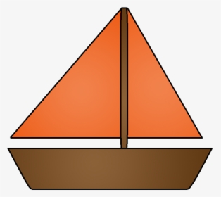 Sailboat Clipart Orange, HD Png Download, Transparent PNG