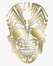 Gold Skull Engraving Iphone X, HD Png Download, Transparent PNG