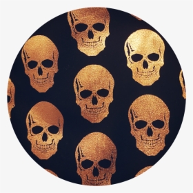 #skull #skulls #gold #black #ftestickers, HD Png Download, Transparent PNG