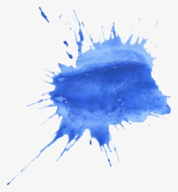 20 Blue Watercolor Splatter, HD Png Download, Transparent PNG