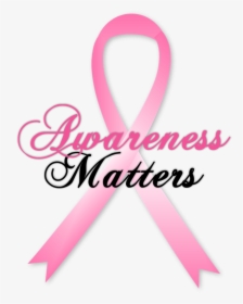 Breast Cancer Awareness Ribbon Png, Transparent Png, Transparent PNG