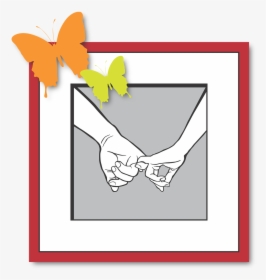 Love Hands Keep Butterfly Png Image, Transparent Png, Transparent PNG
