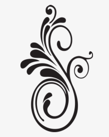 Flourish Clipart Black And White, HD Png Download, Transparent PNG