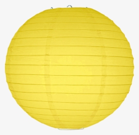 Yellow Ribbed Paper Lanterns , Png Download, Transparent Png, Transparent PNG