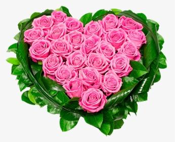 Heart Of Pink Roses Png Clipart Picture, Transparent Png, Transparent PNG