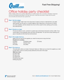 Holiday Party Checklist Main Image, HD Png Download, Transparent PNG