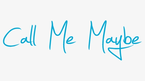 Call Me Maybe Logo Png De Carly Rae Jepsen Hd By, Transparent Png, Transparent PNG