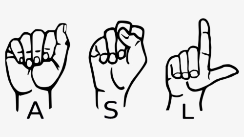 Sign Language Cartoon Clipart , Png Download, Transparent Png, Transparent PNG