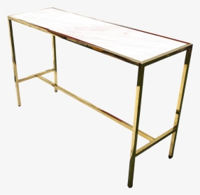 The Cocktail Table Rectangle Gold With Marble Top, HD Png Download, Transparent PNG