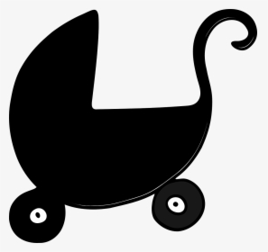 Baby Stroller Black Free Photo, HD Png Download, Transparent PNG