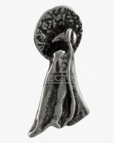 Witch And Full Moon Silhouette Necklace, HD Png Download, Transparent PNG