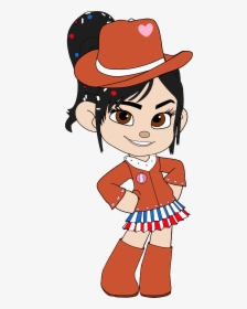 Vanellope As A Cowgirl With Cowgirl Hat, HD Png Download, Transparent PNG