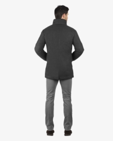 Charcoal Stretch Wool Carcoat Norwegian Wool, HD Png Download, Transparent PNG