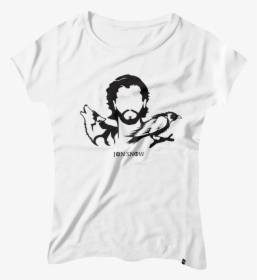 Camiseta Feminina John Snow Mo9072, HD Png Download, Transparent PNG