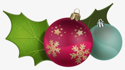 Free Png Christmas Balls With Mistletoe Png Images, Transparent Png, Transparent PNG