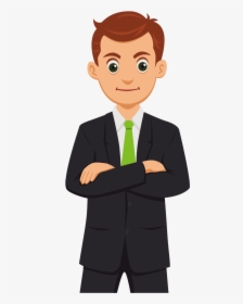 Commerce Vector Cartoon Business Man Hq Image Free, HD Png Download, Transparent PNG