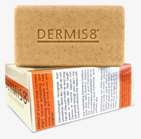 Dermis 8â° Exfoliating Carrot & Vitamin E Bar Soap, HD Png Download, Transparent PNG