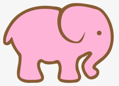 Elephant, Pink, Animal, HD Png Download, Transparent PNG
