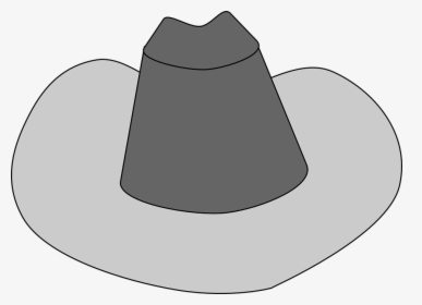 Cowboy, Hat, Western, Sombrero, Rancher, Clothing - Gray Cowboy Hat Clip Art, HD Png Download, Transparent PNG