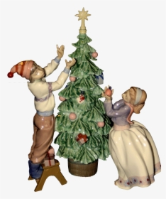 Christmas Tree Figurine - Christmas Tree, HD Png Download, Transparent PNG