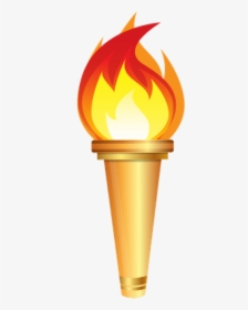 Transparent Torch Vector Png - Antorcha De Olimpiadas Png, Png Download, Transparent PNG