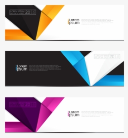 Banner Euclidean Color Material - Background Banner Vector Png, Transparent Png, Transparent PNG