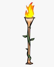 Olympic Torch Png Clip Art Nutrients For Hydroponic - Tiki Torch Transparent Background, Png Download, Transparent PNG