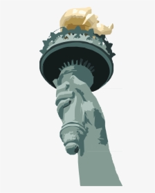 Vector Torch Statue Liberty - Statue Of Liberty, HD Png Download, Transparent PNG