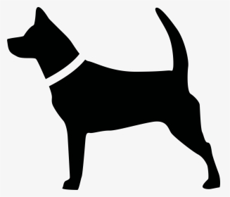 Transparent Dog Clipart Black And White - Transparent Background Dog Silhouette, HD Png Download, Transparent PNG