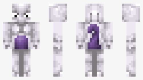 Minecraft Pe Skins Mewtwo, HD Png Download, Transparent PNG
