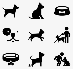 Dog Breed,clip Art,canidae,dog,line Figure - Dog Pictogram, HD Png Download, Transparent PNG