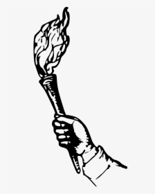 Transparent Fire Png Images - Hand Holding Torch Png, Png Download, Transparent PNG