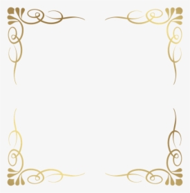 #freetoedit #frame #ornaments #rahmen #gold - Frame Borders Transparent, HD Png Download, Transparent PNG