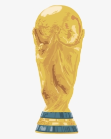 Fifa World Cup Trophy Vector - Fifa World Cup Logo Png, Transparent Png, Transparent PNG