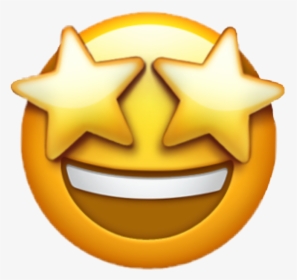 Star Emoji Png - Transparent Background Happy Emoji Png, Png Download, Transparent PNG