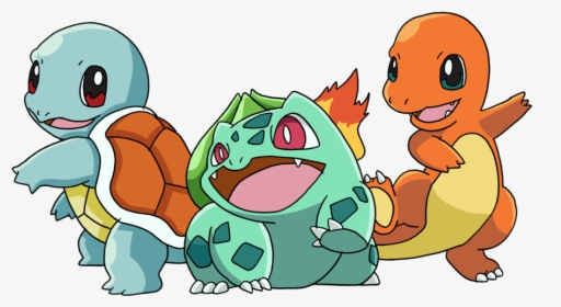 Picture - Generation 1 Pokemon Starters, HD Png Download, Transparent PNG