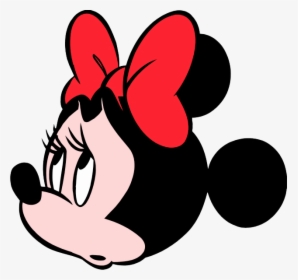 Minnie Mouse Head Pictures Of Minnie Mouse Face Allofpicts - Minnie Mouse Side Profile, HD Png Download, Transparent PNG